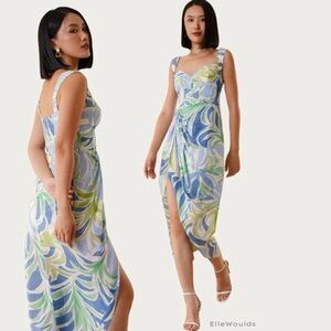 Yumi Kim Multicolored Print Emil Dress Size Small $248